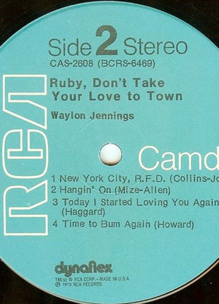 Waylon Jennings : Ruby, Don't Take Your Love To Town (LP, Album, Comp, Tur)