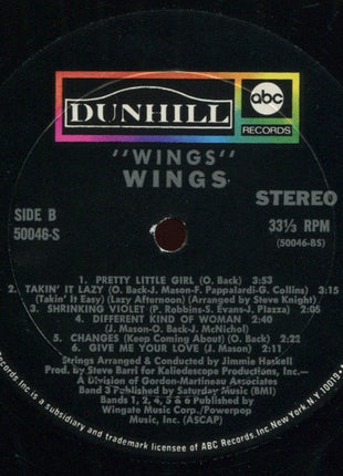 Wings (6) : Wings (LP, Album)