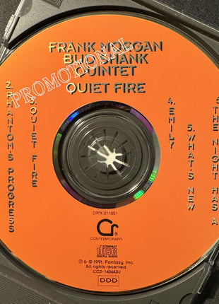 Frank Morgan, Bud Shank : Quiet Fire (CD, Album, Promo)