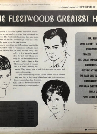 The Fleetwoods : The Fleetwoods Greatest Hits (LP, Comp, Club, RE, CRC)