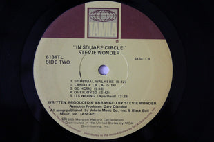 Stevie Wonder : In Square Circle (LP, Album, Emb)