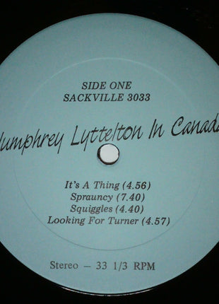 Humphrey Lyttelton : Humphrey Lyttelton In Canada (LP, Album)
