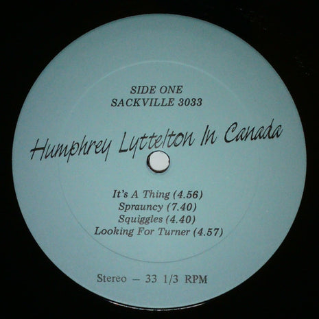 Humphrey Lyttelton : Humphrey Lyttelton In Canada (LP, Album)