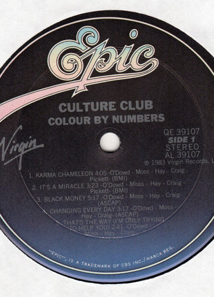 Culture Club : Colour By Numbers (LP, Album, Pit)