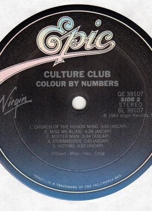 Culture Club : Colour By Numbers (LP, Album, Pit)