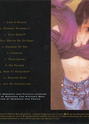 Madonna : Like A Prayer (CD, Album)