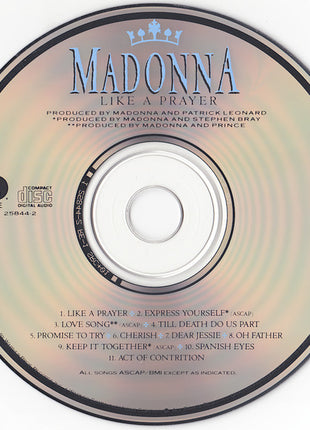 Madonna : Like A Prayer (CD, Album)