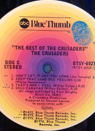 The Crusaders : The Best Of The Crusaders (2xLP, Comp, San)