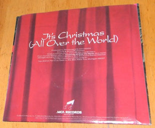 New Edition : It's Christmas (All Over The World) (7", Single, Red)