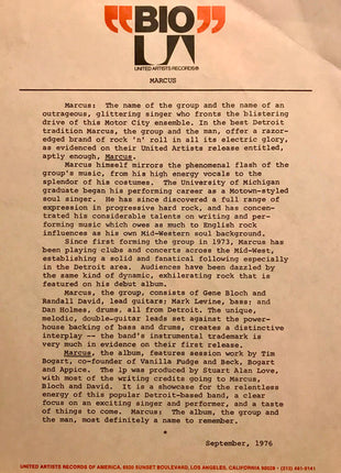 Marcus (43) : Marcus (LP, Album)