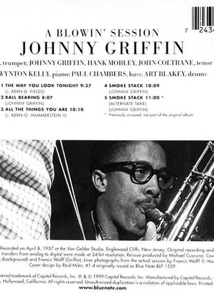 Johnny Griffin : A Blowin' Session (CD, Album, Mono, RE, RM)