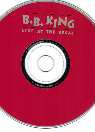 B.B. King : Live At The Regal (CD, Album, RE, RM)