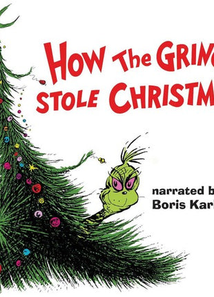 the album cover for Dr. Seuss' The Grinch - How The Grinch Stole Christmas [Green LP Soundtrack]