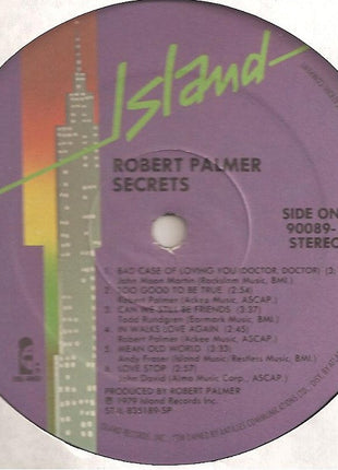 Robert Palmer : Secrets (LP, Album, RE)