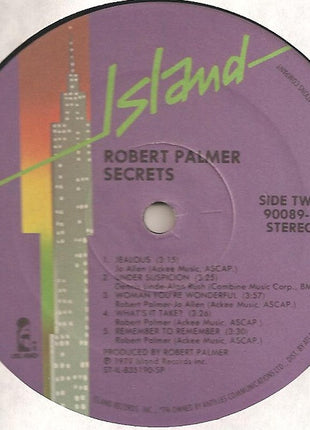 Robert Palmer : Secrets (LP, Album, RE)