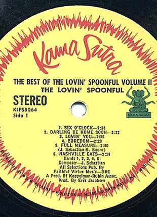 The Lovin' Spoonful : The Best Of The Lovin' Spoonful (Volume Two) (LP, Comp)