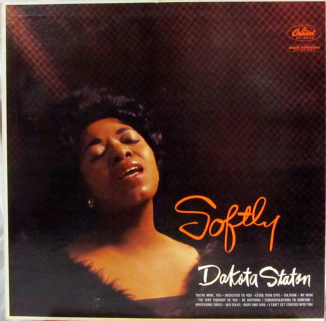 Dakota Staton : Softly (LP, Album, Mono)