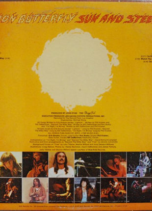 Iron Butterfly : Sun And Steel (LP, Album, Glo)