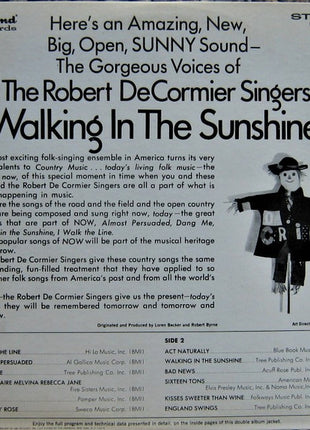 The Robert DeCormier Singers : Walking In The Sunshine (LP, Album, Gat)