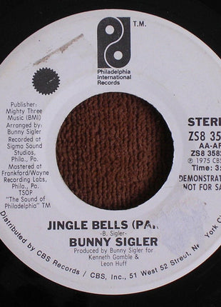 Bunny Sigler : Jingle Bells (7", Promo)