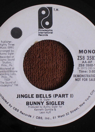 Bunny Sigler : Jingle Bells (7", Promo)