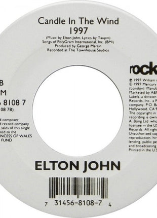 Elton John : Something About The Way You Look Tonight / Candle In The Wind 1997 (7")