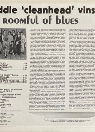 Eddie 'Cleanhead' Vinson* / Roomful Of Blues : Eddie 'Cleanhead' Vinson & Roomful Of Blues (LP, Album)
