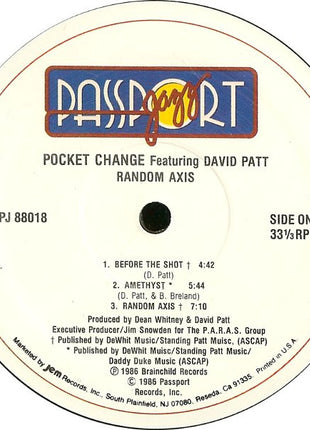 Pocket Change : Random Axis (LP)