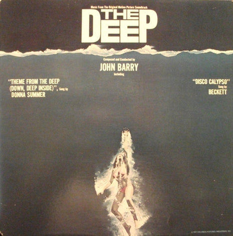 John Barry : The Deep (Music From The Original Motion Picture Soundtrack) (LP, Album, Promo, Blu)