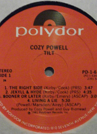 Cozy Powell : Tilt (LP, Album)