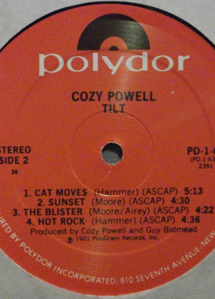 Cozy Powell : Tilt (LP, Album)