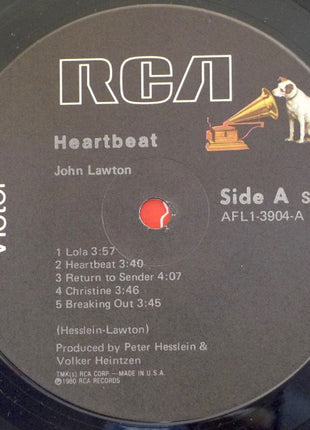 John Lawton : Heartbeat (LP, Album)