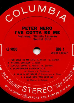 Peter Nero : I've Gotta Be Me (LP, Album)