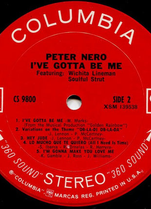 Peter Nero : I've Gotta Be Me (LP, Album)