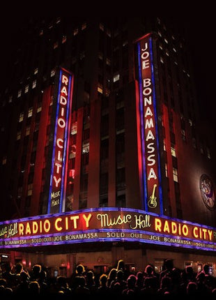 the album cover for Joe Bonamassa - Live At Radio City Music Hall [CD/BR]