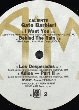 Gato Barbieri : Caliente! (LP, Album, RE, Ind)
