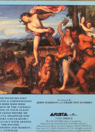 Crash Test Dummies : God Shuffled His Feet (CD, Album, Club, BMG)