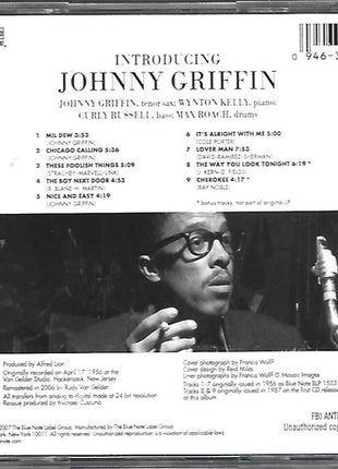 Johnny Griffin : Introducing (CD, Album, RE, RM)