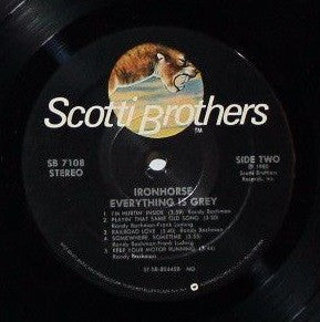 Ironhorse : Everything Is Grey (LP, Album, Mon)