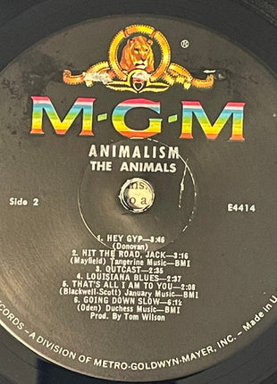 The Animals : Animalism (LP, Album, Mono)