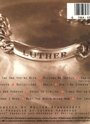 Luther Vandross : Songs (CD, Album)