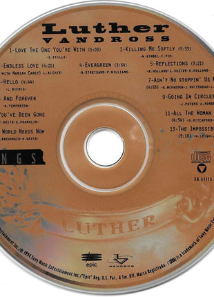 Luther Vandross : Songs (CD, Album)