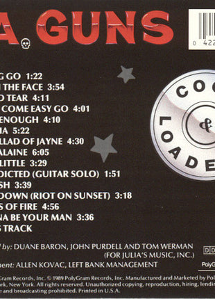 L.A. Guns : Cocked & Loaded (CD, Album, Blu)