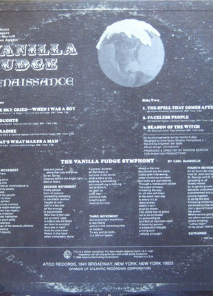 Vanilla Fudge : Renaissance (LP, Album, Pre)