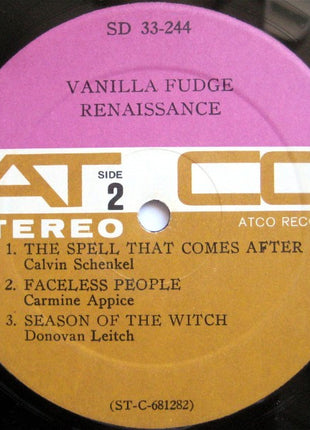 Vanilla Fudge : Renaissance (LP, Album, Pre)