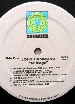 John Paul Hammond : Mileage (LP, Album)