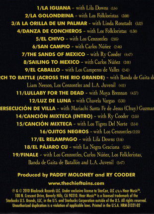 The Chieftains Featuring Ry Cooder : San Patricio (CD, Album, Die)