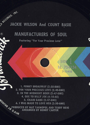 Jackie Wilson & Count Basie : Manufacturers Of Soul (LP, Album)