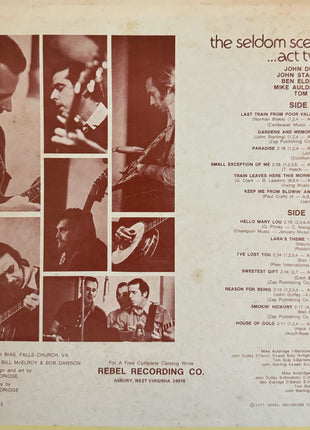 The Seldom Scene : Act Two (LP, Album)