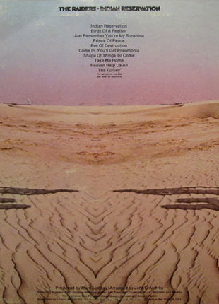 The Raiders* : Indian Reservation (LP, Album, Pit)
